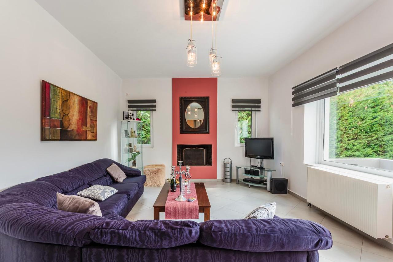 Karteri  Villa Stymfalia - Luxury Mansion With Private Pool מראה חיצוני תמונה