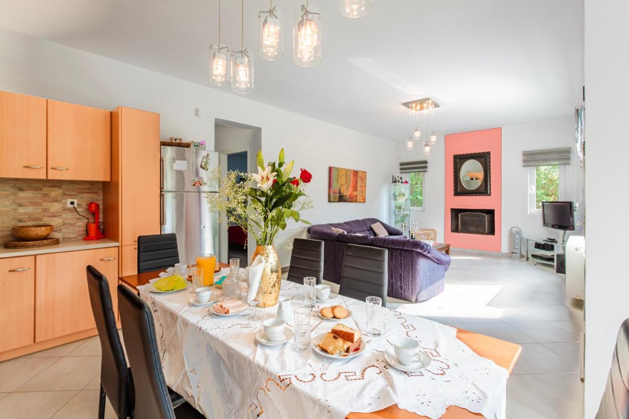 Karteri  Villa Stymfalia - Luxury Mansion With Private Pool מראה חיצוני תמונה