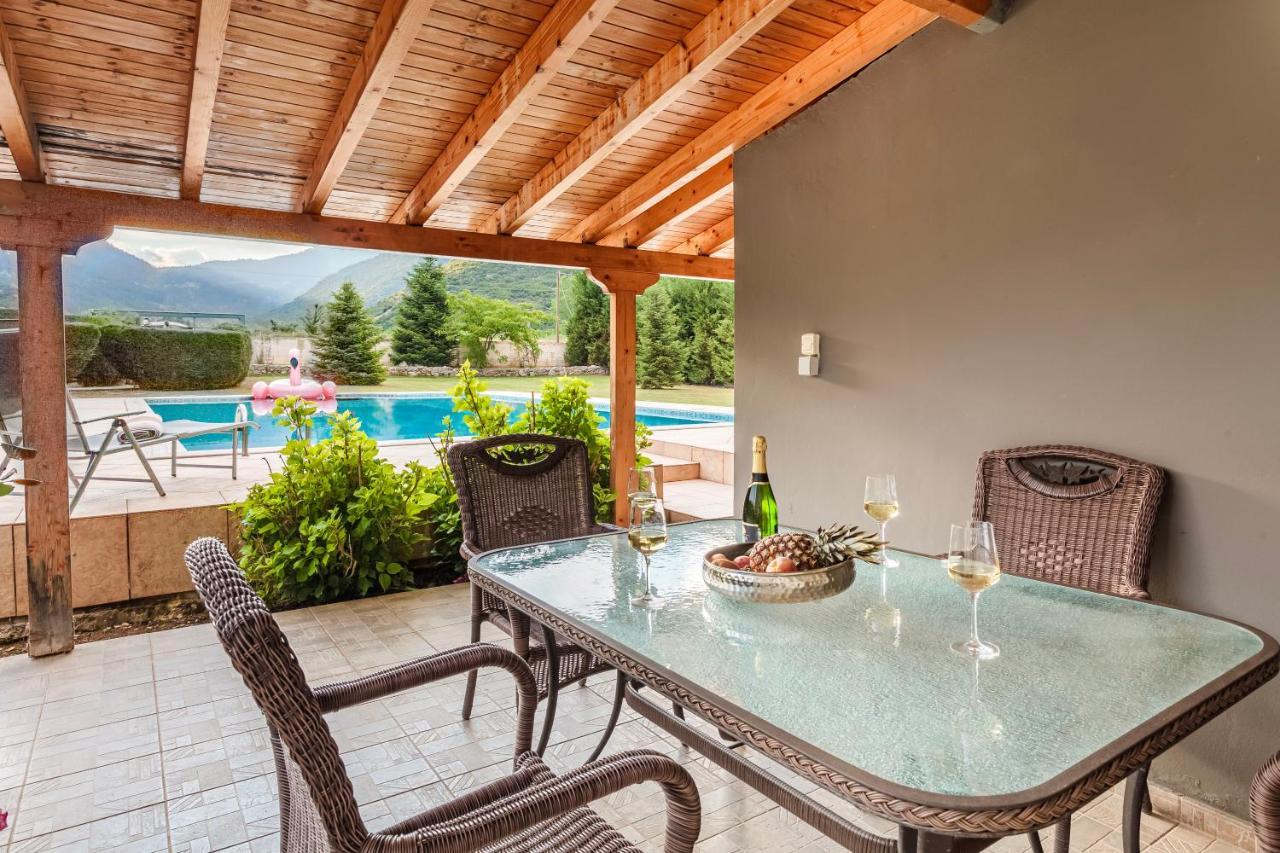Karteri  Villa Stymfalia - Luxury Mansion With Private Pool מראה חיצוני תמונה