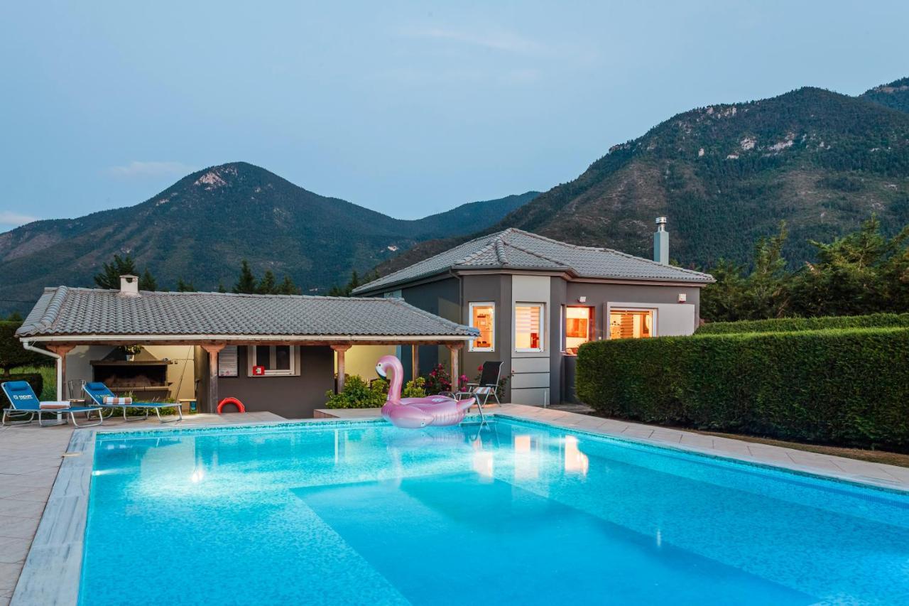 Karteri  Villa Stymfalia - Luxury Mansion With Private Pool מראה חיצוני תמונה