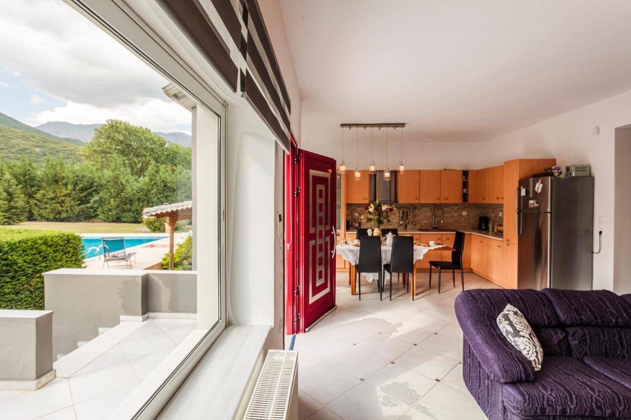 Karteri  Villa Stymfalia - Luxury Mansion With Private Pool מראה חיצוני תמונה