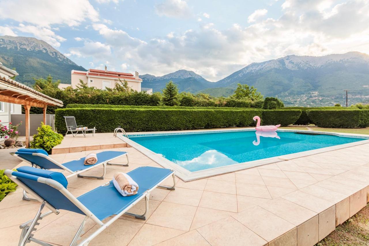 Karteri  Villa Stymfalia - Luxury Mansion With Private Pool מראה חיצוני תמונה