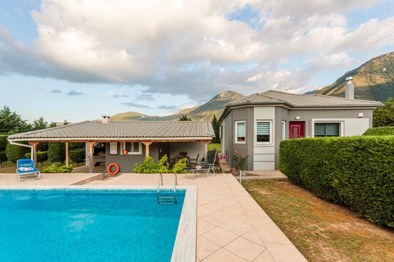 Karteri  Villa Stymfalia - Luxury Mansion With Private Pool מראה חיצוני תמונה