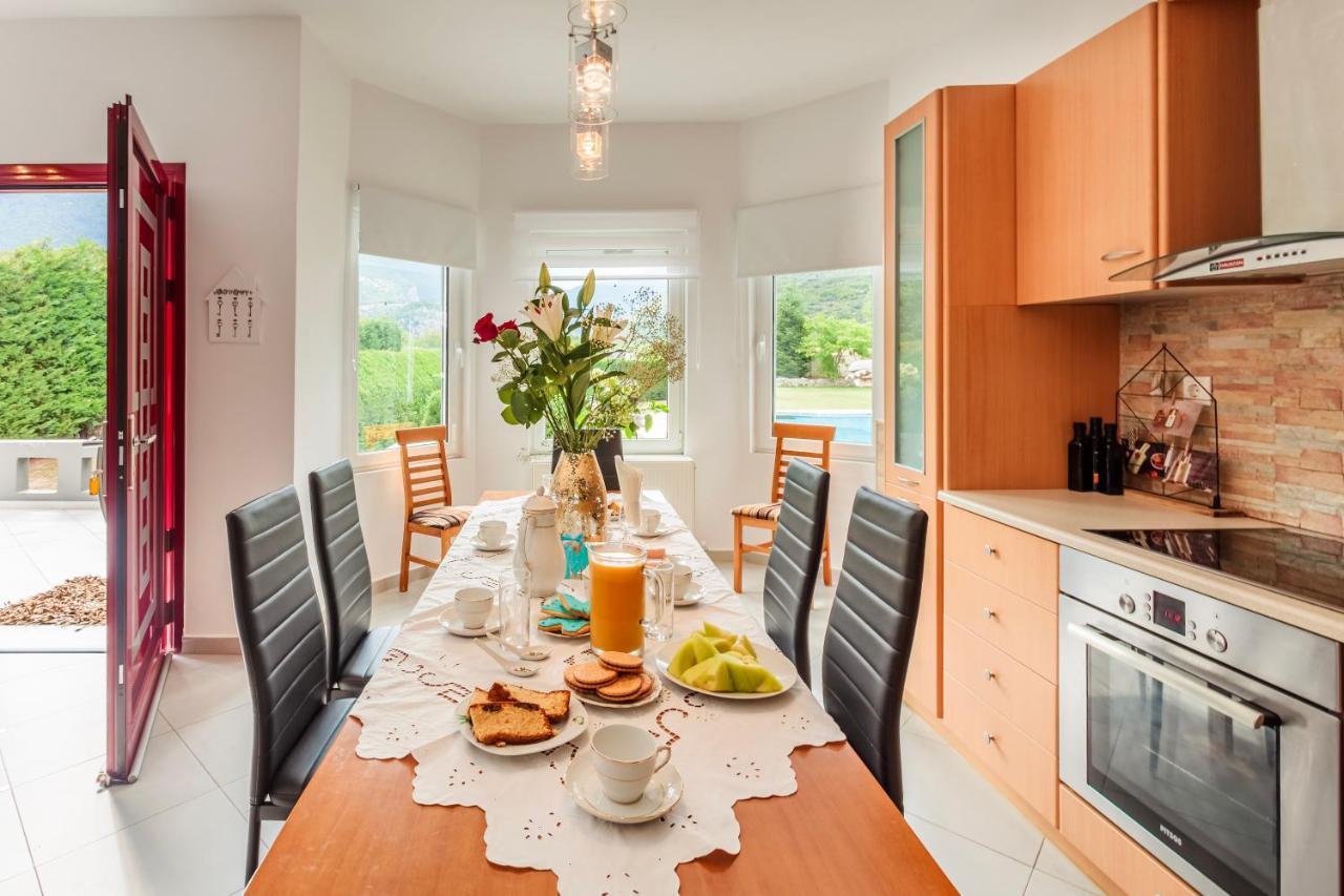 Karteri  Villa Stymfalia - Luxury Mansion With Private Pool מראה חיצוני תמונה