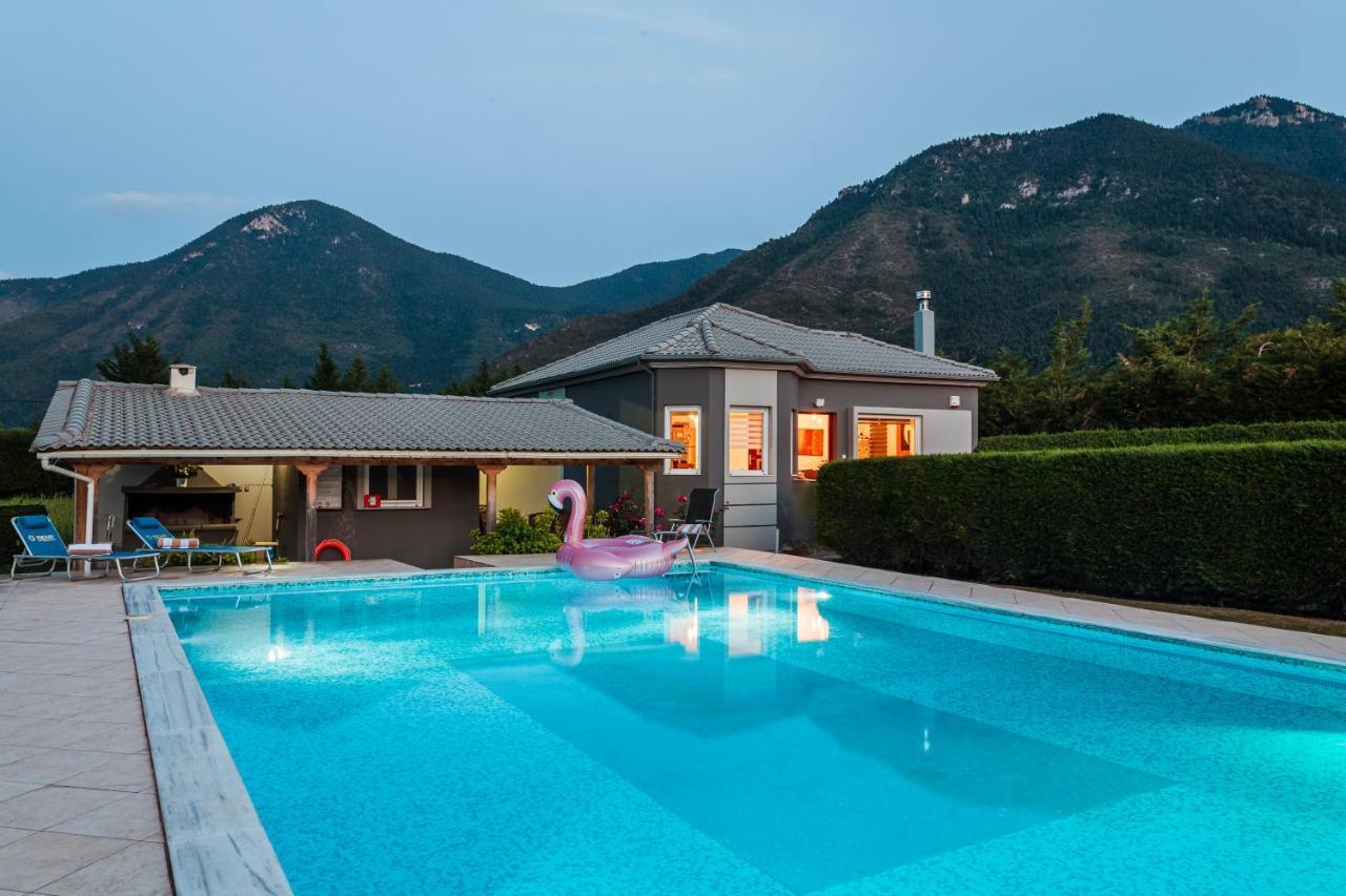 Karteri  Villa Stymfalia - Luxury Mansion With Private Pool מראה חיצוני תמונה